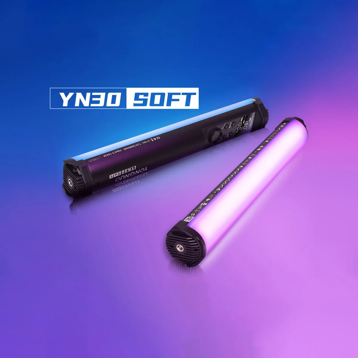 

YONGNUO YN30Soft 30 Soft Tube Light RGB Color Photography Light Handheld Light Stick with APP Remote Control for Video Movie Vlo