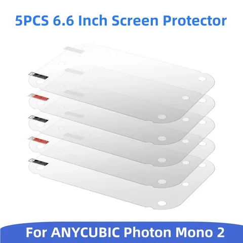 VOLFAN Защитная пленка для экрана 6,6", 5 шт., для Anycubic Photon Mono 2