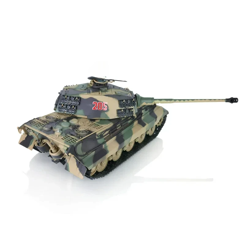 Фото 1/16 German King Tiger RC Tank Heng Long 7.0 3888A RTR Танки с дистанционным управлением Стандартная версия Модель №3