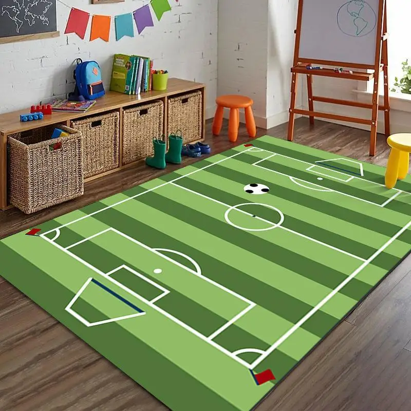 Football Baby Carpet 120x160cm Baby Rug Play Mats Baby Game Mat Baby Mat Baby Folding Carpet Kids Carpet Foot Mat for Children