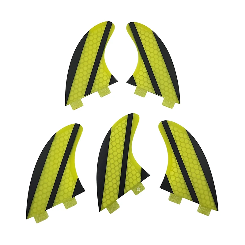 Фото UPSURF FCS Ласты для доски для серфинга K2.1 Quilhas Honeycomb nadadeira Доска для серфинга 5 плав Водные виды спорта aletas Стабилизатор доски для серфинга стоя №1