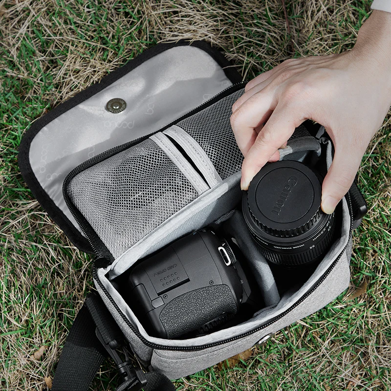 Сумка для камеры DSLR хранения плечевого ремня SLR Сумки телеобъектив DV Nikon Sony