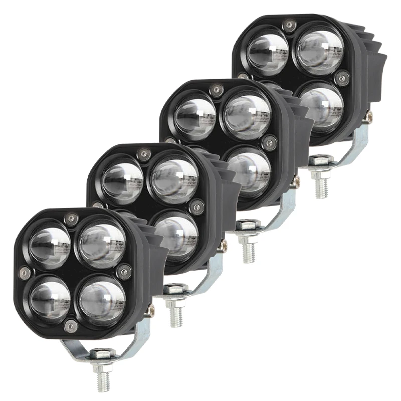 

1/2pcs Combo Work Lights Bar Spotlight CSP 4SMD 5 Modes Fog Lamp 12v 40w light bar For Car Trucks Off Road Vehicle SUV ATV Boat