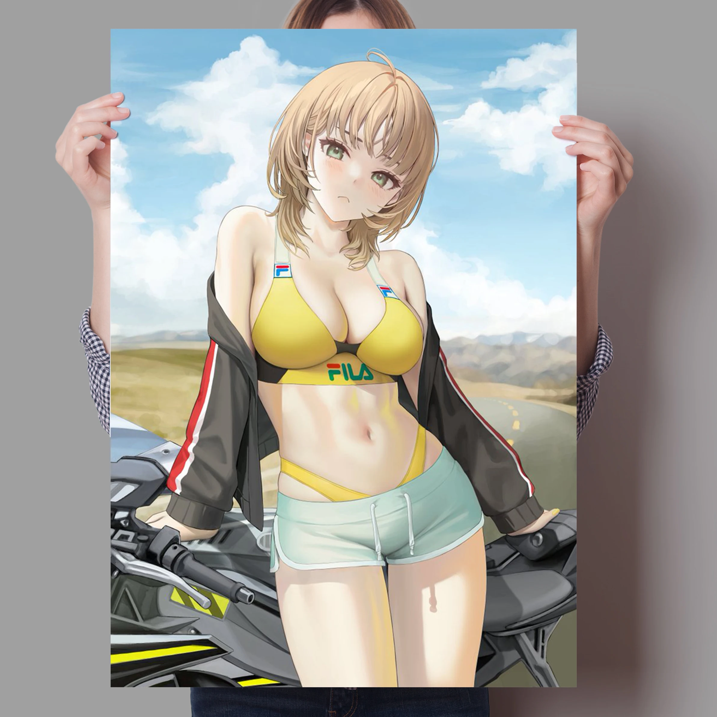 Супер Sonico игра сексуальная настенная картина на холсте аниме постеры