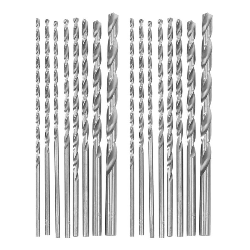 

Сверло из быстрорежущей стали с хвостовиком, сверхдлинное, 200 мм, 16x4-10 мм