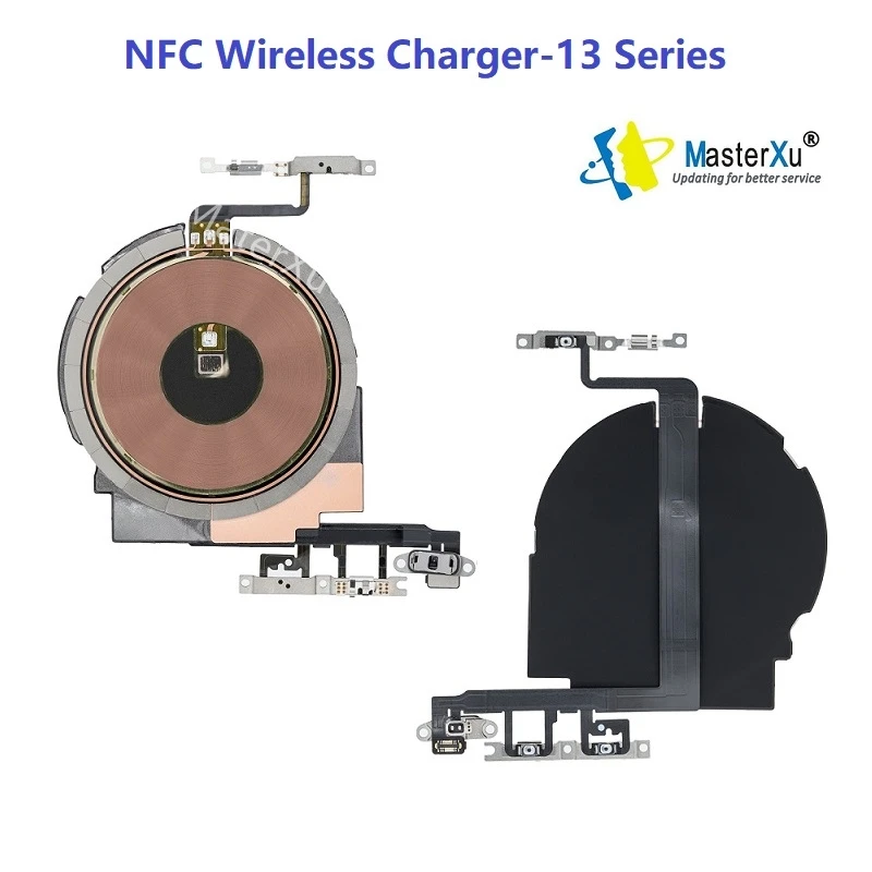 5 шт. MasterXu беспроводной NFC чип катушка Зарядка гибкий кабель питания громкости