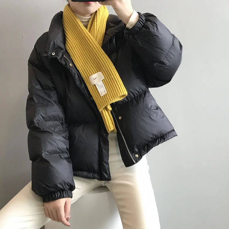 Down Padded Jacket Women's 2022 Winter New Korean Version Loose Thickened Bread Jacket Casual Warm Jacket Women Women's Coat