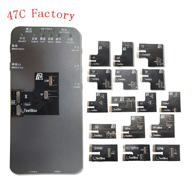 

ЖК-тестер Novecel S200, программатор с True Tone, с дигитайзером и сенсорным экраном 3D для IPhone 6S до 12 Pro Max