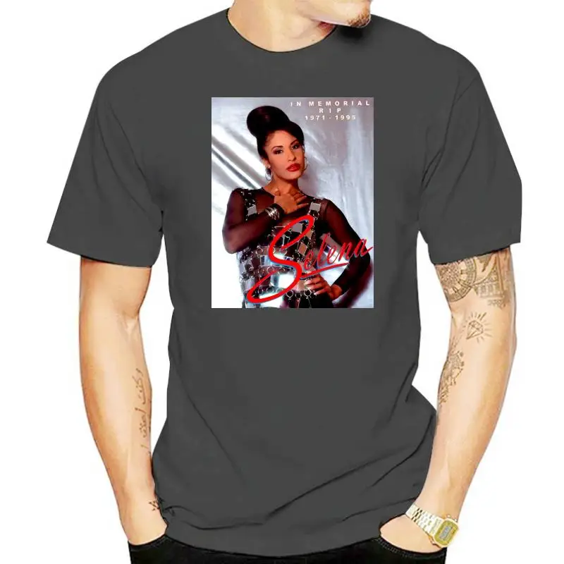 

Футболка с памятной надписью «Selena quintilla», унисекс, Харадзюку