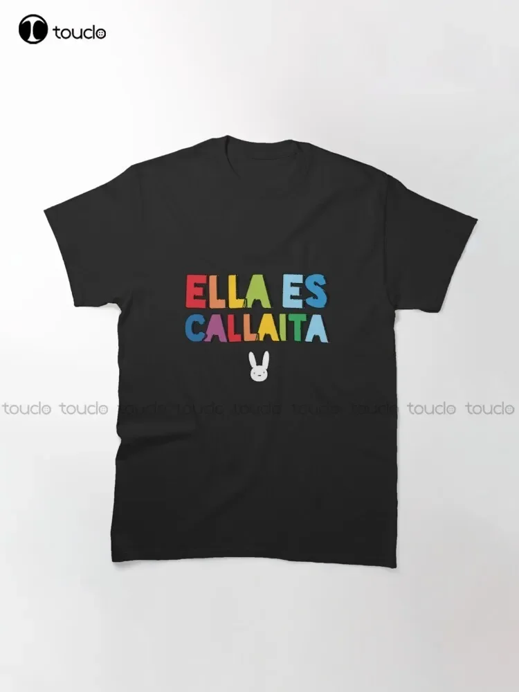 Классическая футболка Ella Es Callaita Bad Bunny летние рубашки для женщин модная Сделай