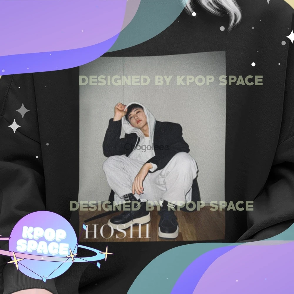 Свитер Seventeen Hoshi толстовка с капюшоном KPOP Merch Kwon Soon Молодежная футболка унисекс -