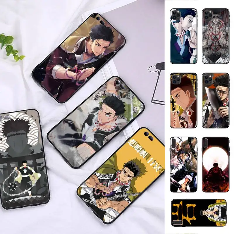 

BANDAI Demon Slayer Gyoumei Himejima Phone Case for iPhone 11 12 13 mini pro XS MAX 8 7 6 6S Plus X 5S SE 2020 XR cover