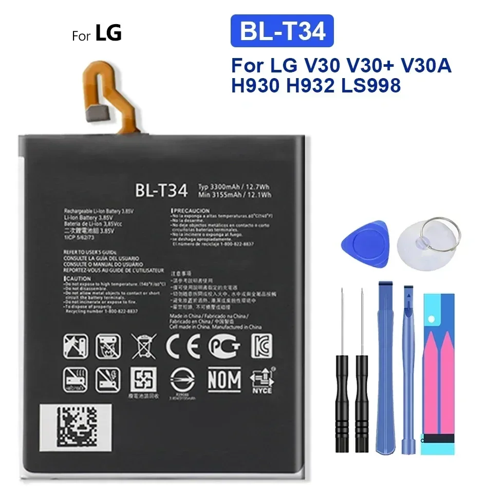 BL-T34 BL-T35 BL-T36 Аккумулятор для LG Google 2 V30 V30A H930 H932 LS998 телефона Pixel XL K30 X410TK Аккумуляторы