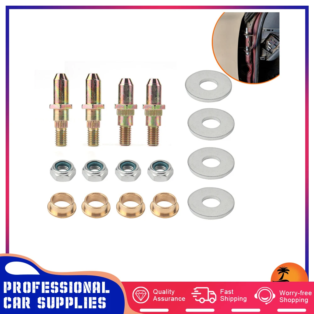 

Дверной шарнир, роликовый штифт, втулка для ремонта передней двери, шарнирные штифты, комплекты автозапчастей для Chevy Silverado GMC Sierra Truck SUV 12472844