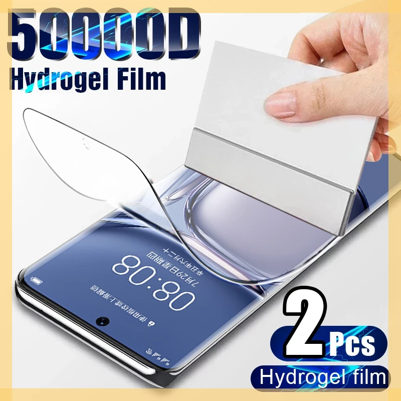 

Cover Hydrogel Film For Huawei P50 Pro Screen Protector For Huawei P10 P20 P30 P40 Pro Lite P Smart Z Soft Protective Film