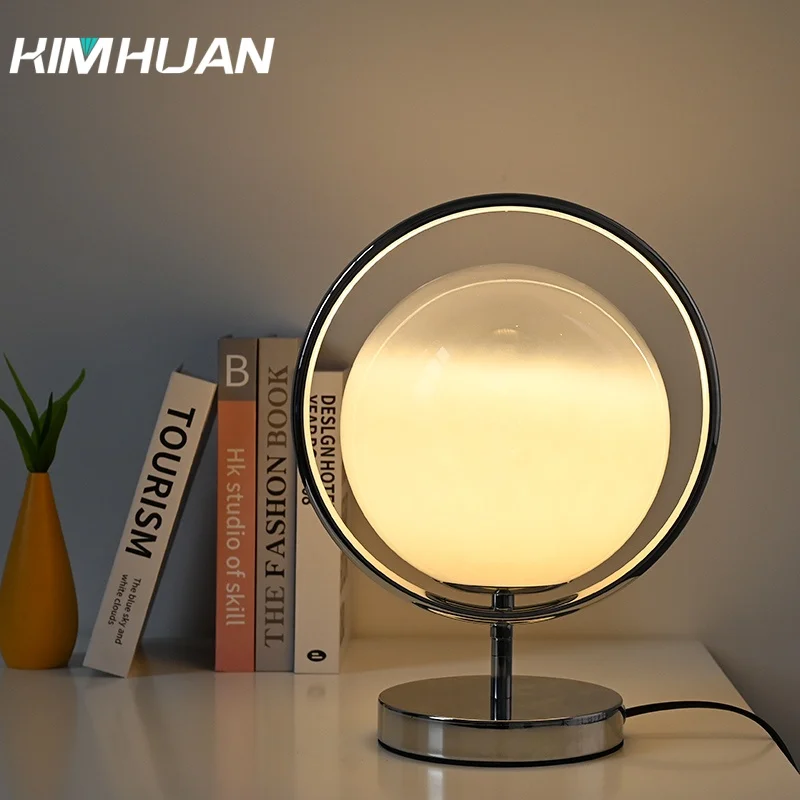 Итальянский античный вращающийся художественный стол Tamp винтажный стеклянный