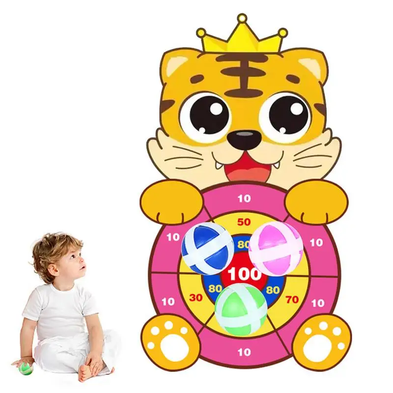 

Dart Target Game Large Tigar Shaped Dart Board Set For Kids Lightweight Indoor And Outdoor Games Party Carnival Games Sports Boy
