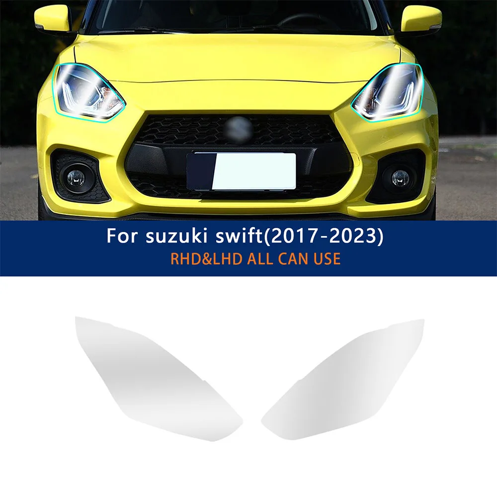 

Для Suzuki Swift 2017-2023 автомобильная пленка для фар, защитная наклейка от краски, защита от царапин, внешний ТПУ, PPF, прозрачная, устойчивая к ремонту