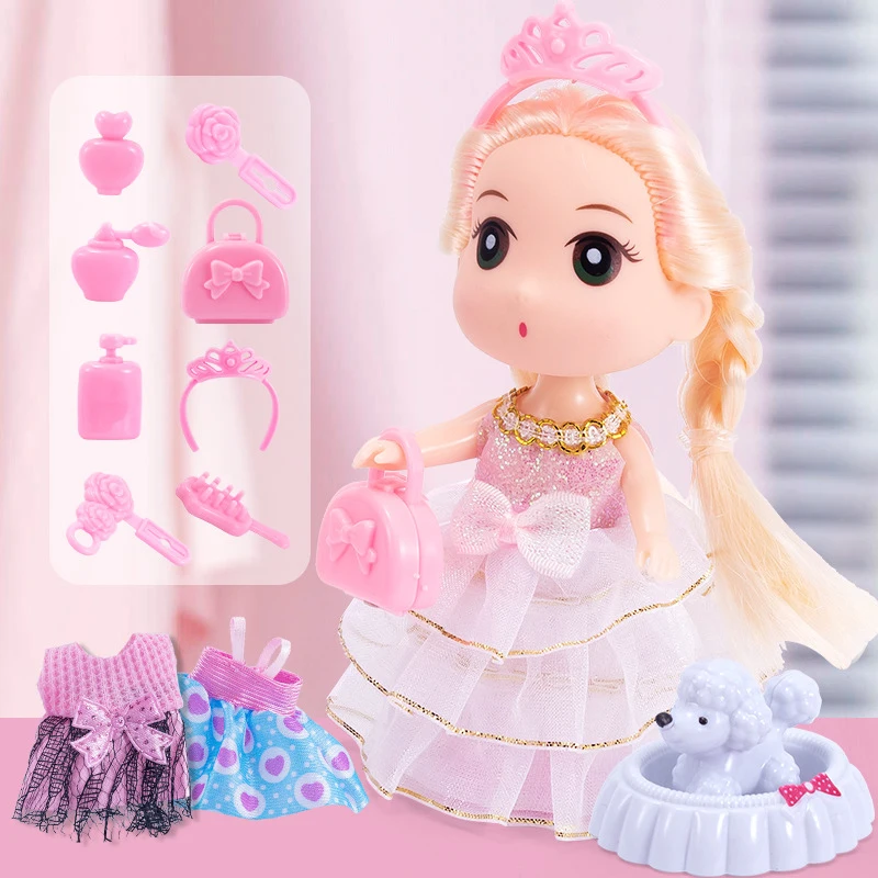 Детская портативная коробка сделай сам игровой домик игрушка для макияжа