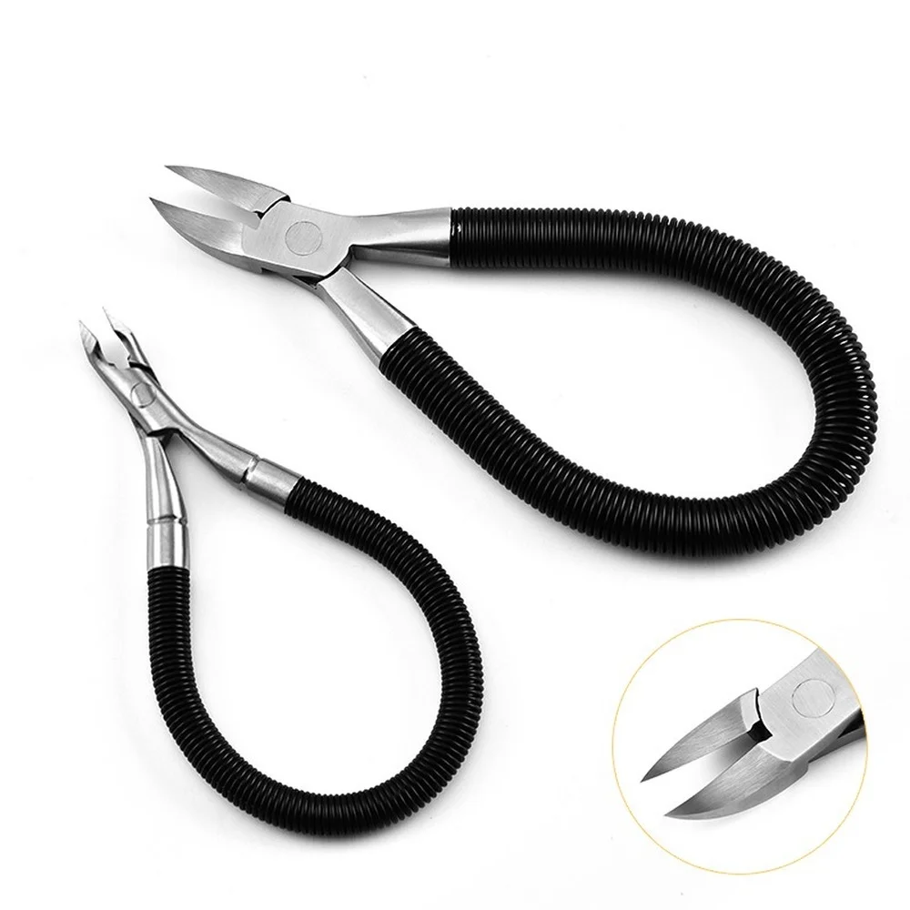 

Stainless Steel Spring Dead Skin Scissors Manicure Dead Skin Knife To Dead Skin Scissors Multi-functional Nail Scissors