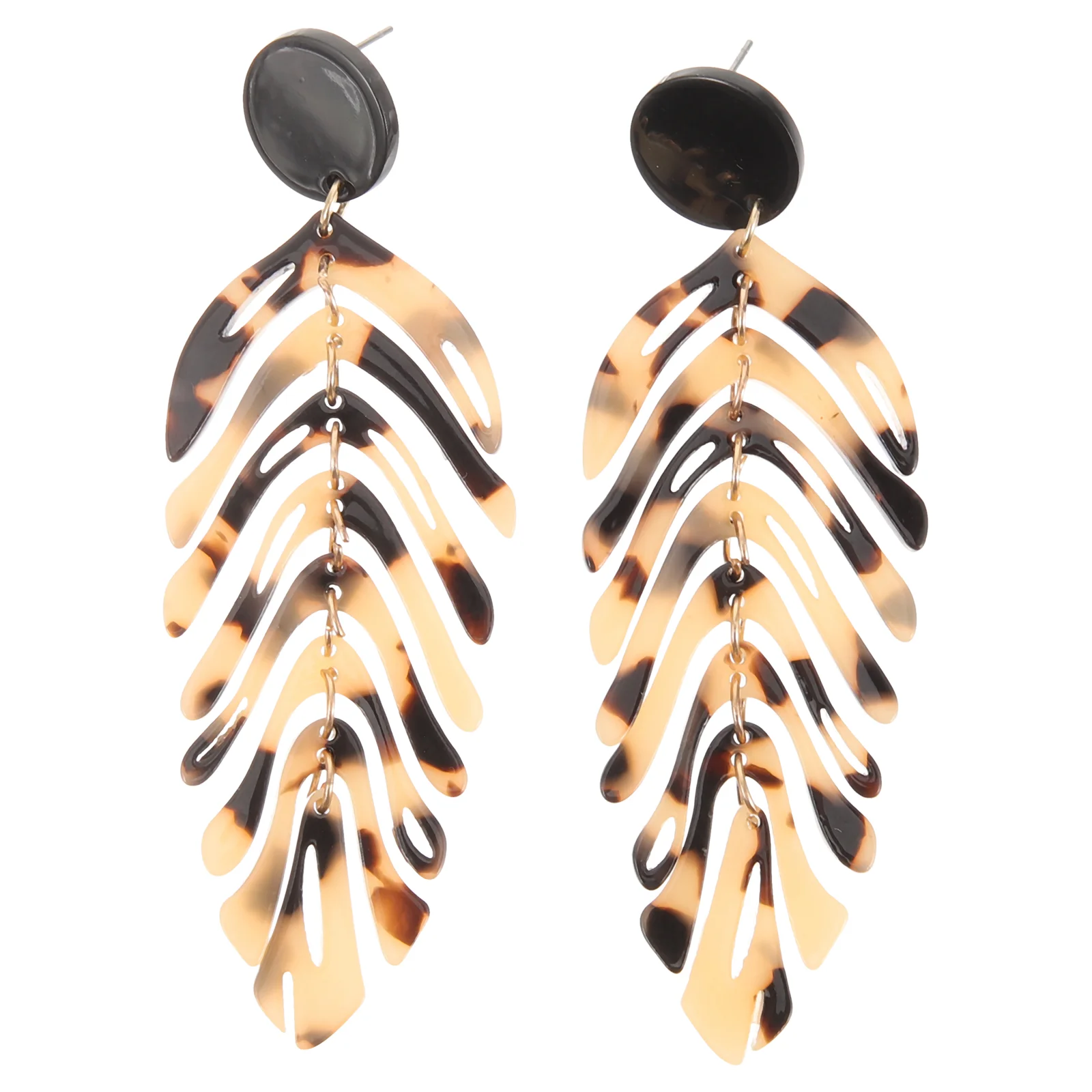 

1 Pair Monstera Earrings Leaf Earrings Fashion Acrylic Earrings Statement Earrings