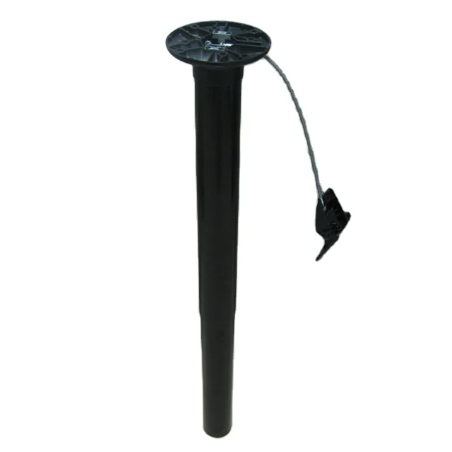 

Height adjustable gas lift system column for coffee table