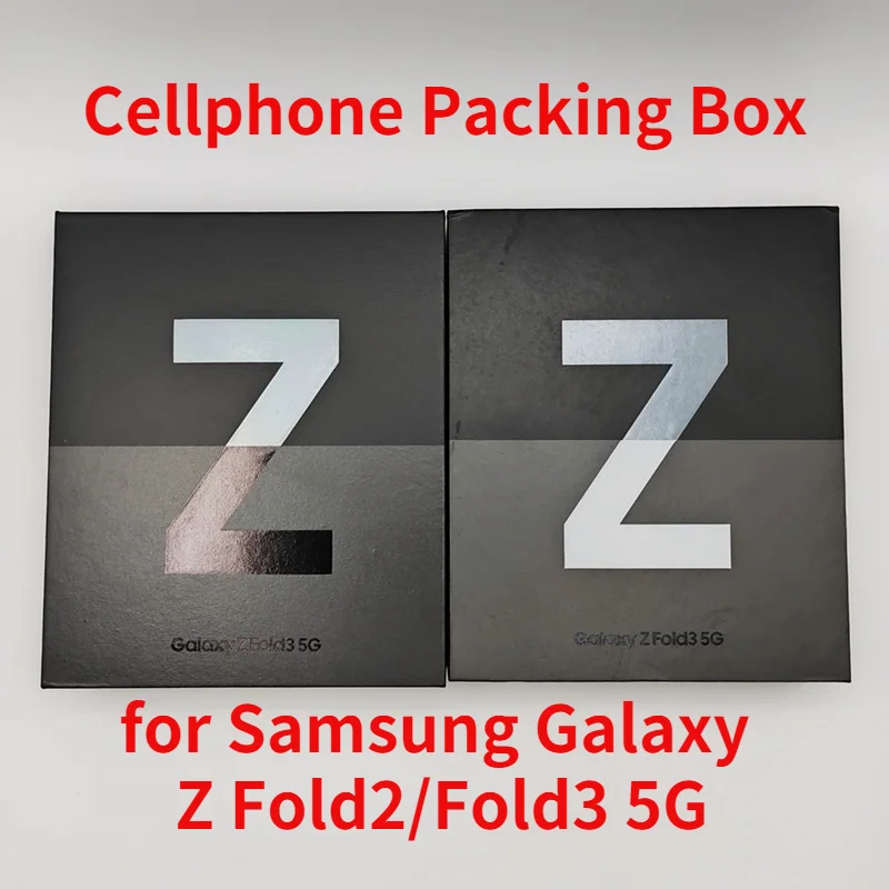 

2022 Samsung Galaxy Z Fold2 5G Z Fold3 5G Retail Packing Box Total New Empty Box for Original Samsung Z Fold 2 3 5G Phones