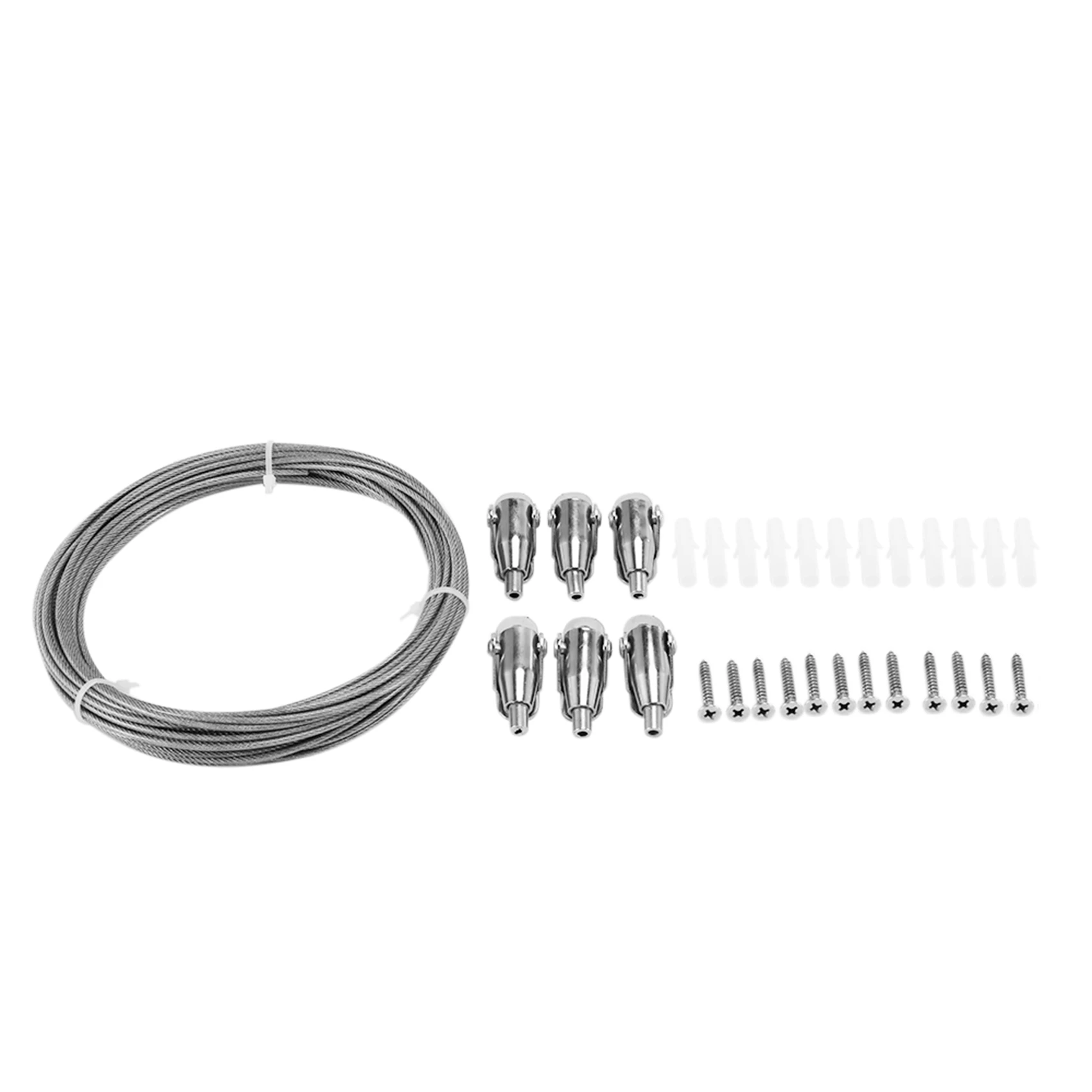 10 м трос из нержавеющей стали стальной с ПВХ-покрытием регулируемая веревка для