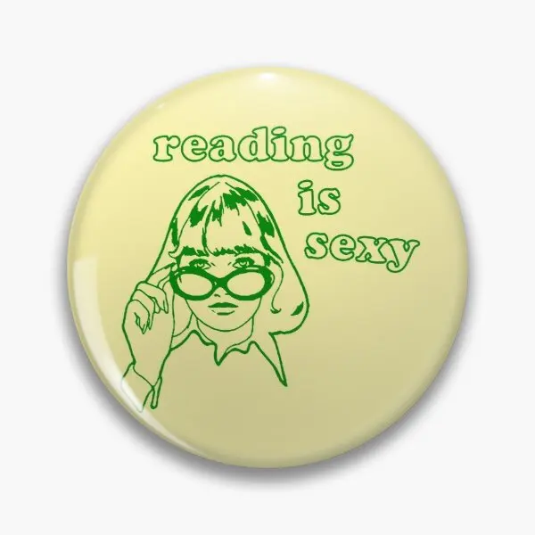 

Reading Is Sexy Rory Customizable Soft Button Pin Jewelry Women Gift Fashion Brooch Metal Decor Clothes Cute Cartoon Creative