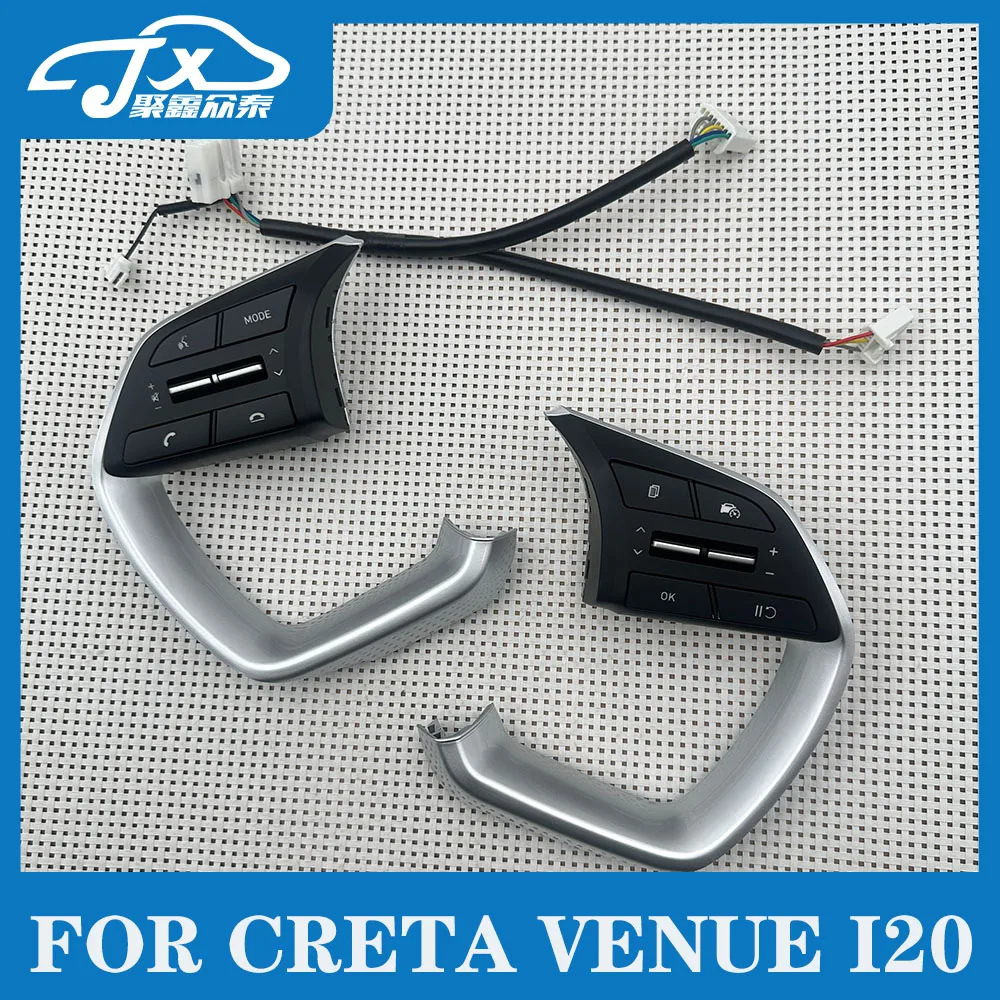 

Для Hyundai creta Stagazer Venue I20, кнопочный переключатель на руле, кнопка круиз-контроля, переключатель дистанционного управления
