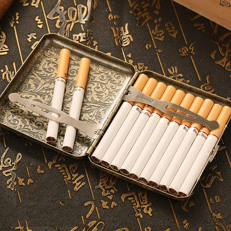 

Hold 20 cigarette pack creative aluminum cigarette pack pocket cigarette box Men's gift cigarette accessories Father's Day gift