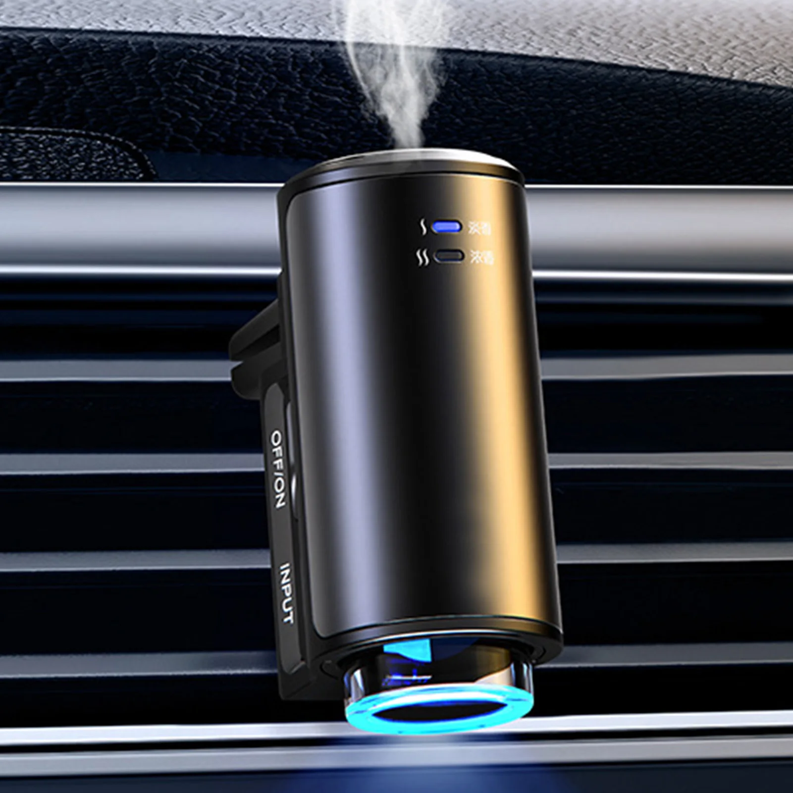 

Auto Electric Air Diffuser Aroma Car Air Vent Humidifier Mist Wood Grain Oil Car Air Freshener Perfume Fragrance