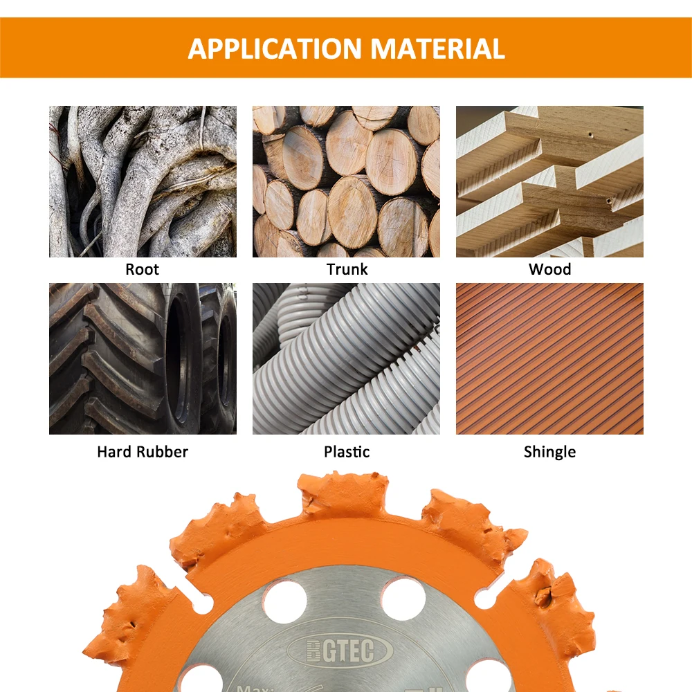 BGTEC 5-дюймовый режущий диск фреза режущее лезвие станок корень дерева пластиковая