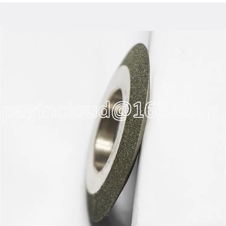 

Electroplated Double Bevel Grinding Wheel Disc Cutter Round Grinding Disc Carbide Metal Tungsten Steel Milling Cutter