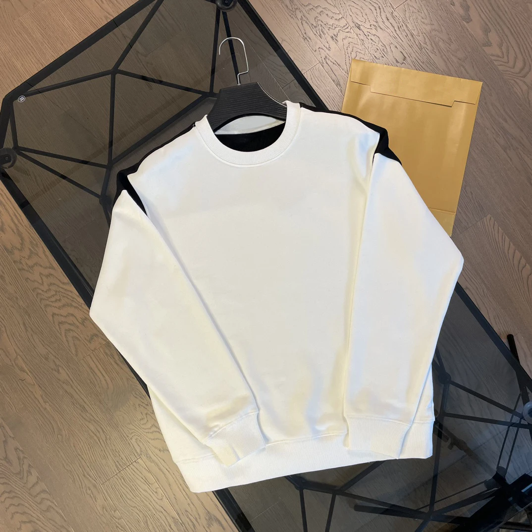 

Мужская осенне-зимняя толстовка из высококачественной хлопчатобумажной ткани, удобная дышащая толстовка с круглым вырезом в повседневном ...