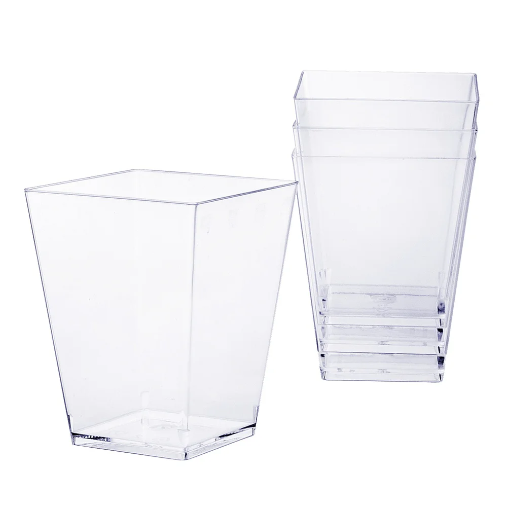 

50 Pcs Clear Container Mini Tiramisu Cups Dessert Bowl Ice Cream Cups Disposable Cups Mini Parfait Cups Small Dessert Cups