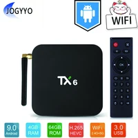 TX6 HD 4K для Android TV Box WiFi 4 Гб RAM 32 Гб 64 Гб ROM Smart для Android 9,0 set-toop TV Box H6 медиаплеер