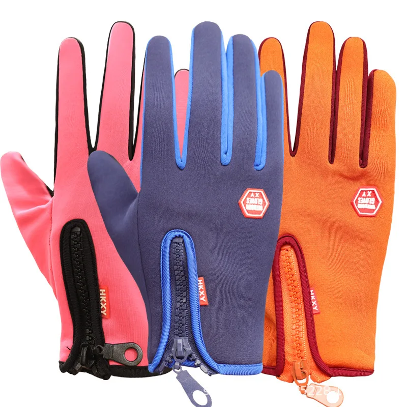 

Fishing Accessories Full Finger Neoprene PU Breathable Leather Warm Pesca Fitness Carp Winter Anti Slip Fishing Gloves
