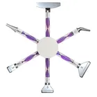 HUACAN алмазная живопись многоточечная Дрель Ручка новая многофункциональная ручка из металлического сплава наконечник DIY из алюминиевого сплава точечный инструмент для сверления