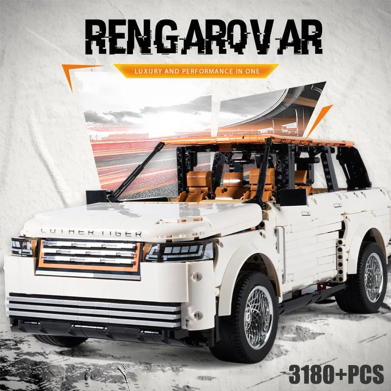 

Технический внедорожник Внедорожник 3180pcs City Rover, Модель гоночного автомобиля, кирпичи, игрушки для детей и взрослых, подарки