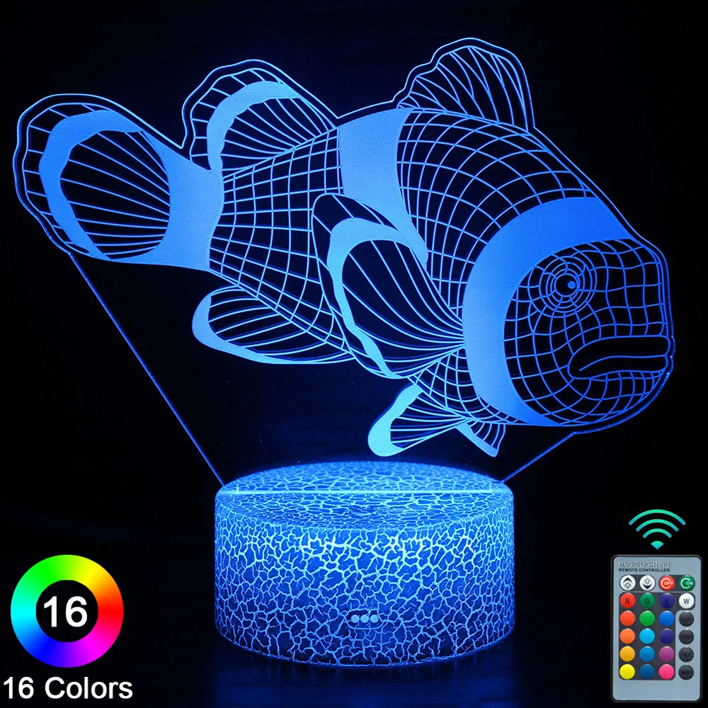 

Рождественские светодиодные 3D ночники, сенсорный пульт дистанционного управления, новинка, настольная лампа, декор для комнаты, Рождествен...