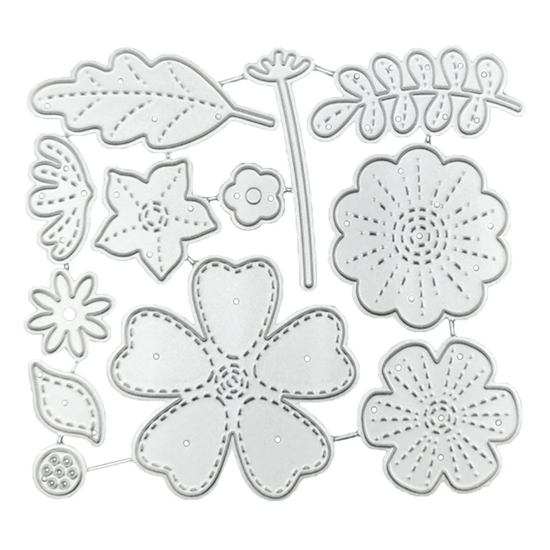

Flower Leaves Metal Cutting Dies Handmade Birthday Greeting Card Decor Supply DropShip