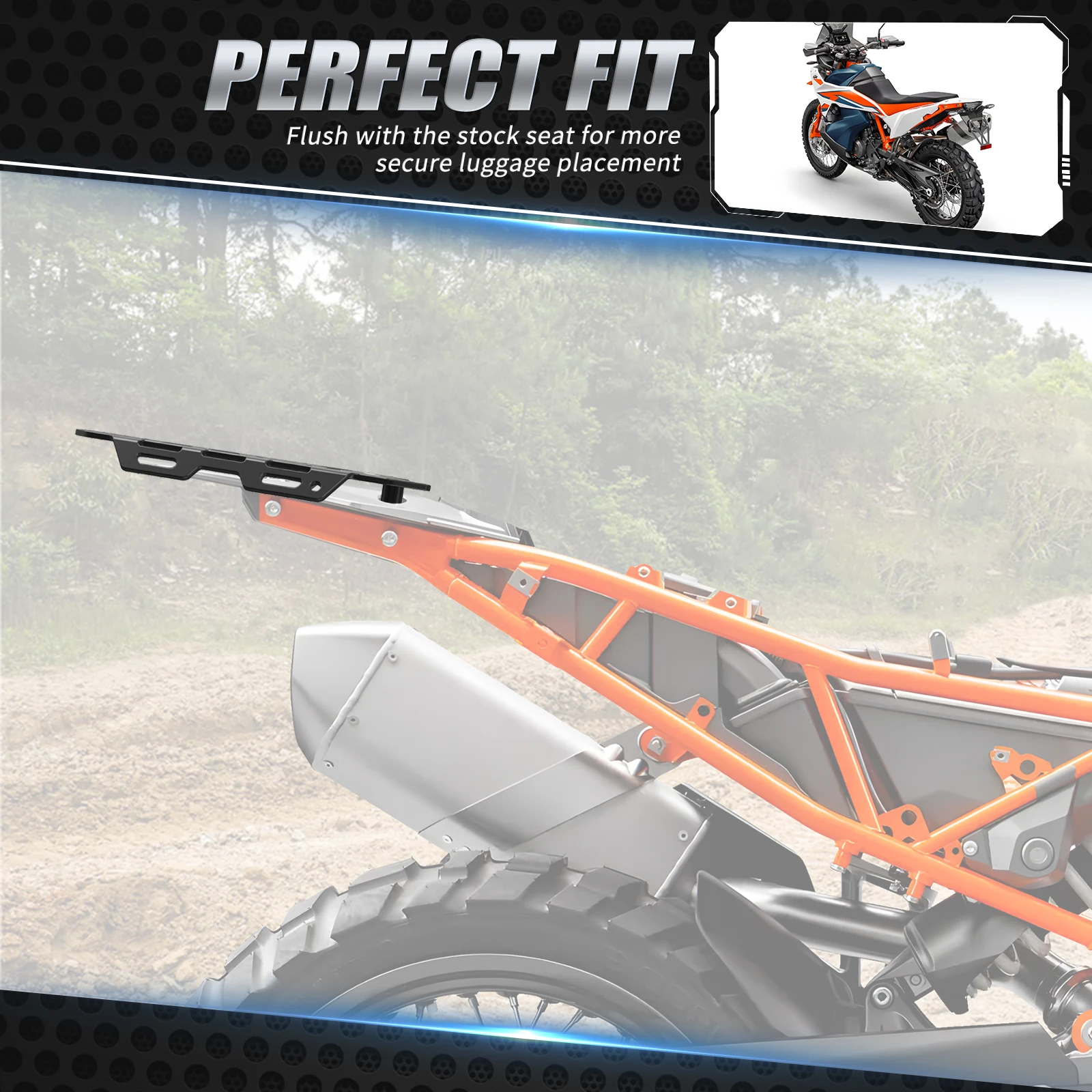 Для 2020-2024 KTM 790 890 Adventure задний багажник грузовой кронштейн ADV 2019 2020 2021 2022 2023 2024