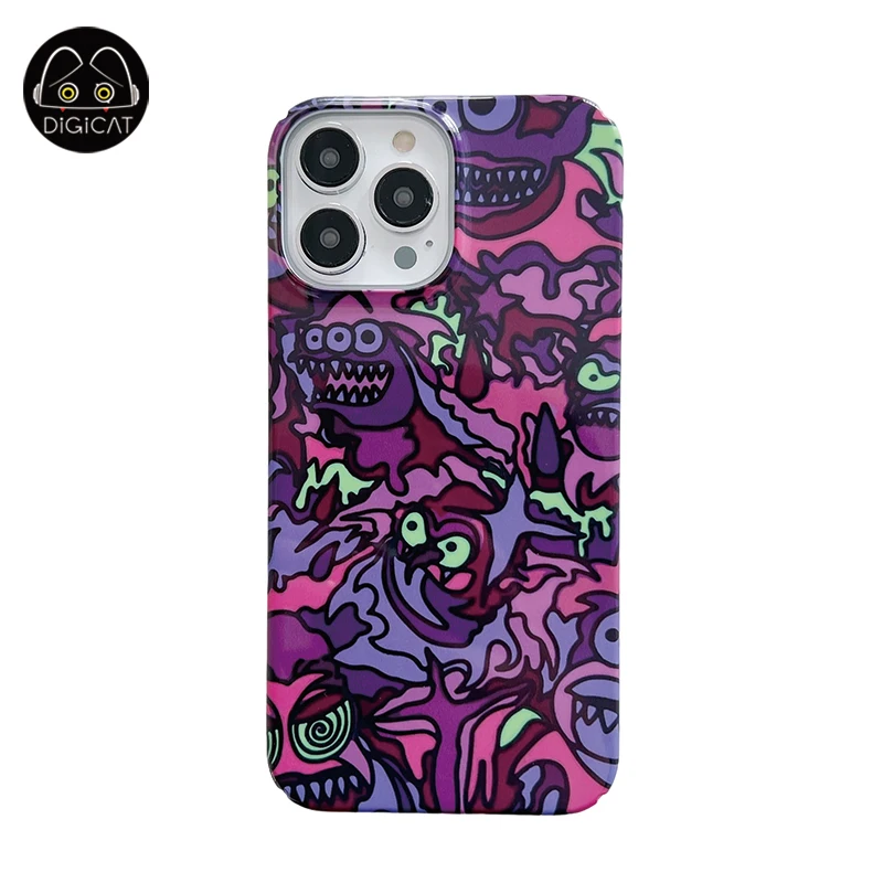

Creative Phone Cases iphone11 12 13 14 Pro Max Case Anti-Drop Kawaii Cartoon Cover Fashion Colorful iphone14 Pro Max Cover Gifts