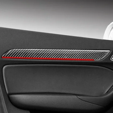 TPIC для Audi Q3 8U 2011-2017 углеродное волокно приборная панель центральная консоль панель переключения передач отделка наклейки аксессуары для салона автомобиля