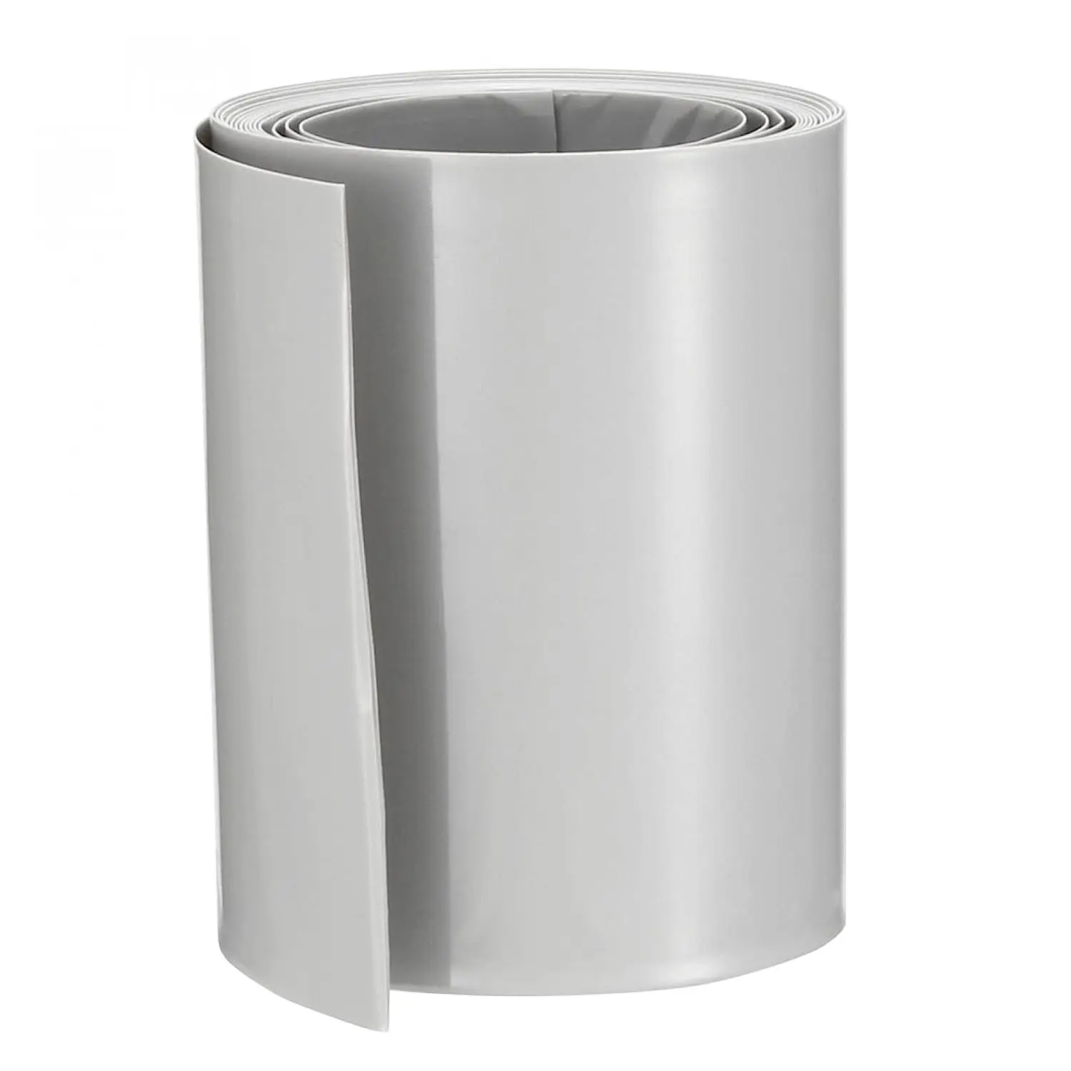 

Keszoox Battery Wrap PVC Heat Shrink Tubing 65mm Flat Width for AA Power Supplies 2 Meters Length Grey