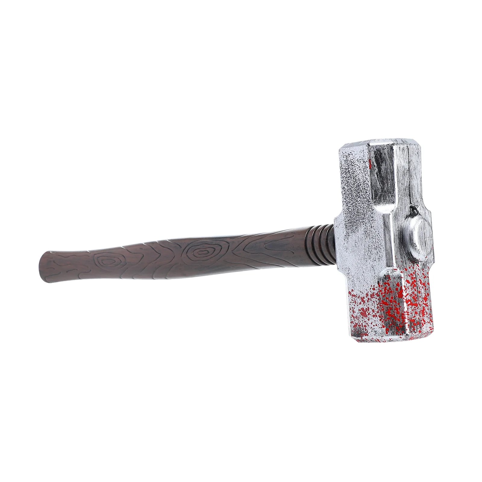 Орнамент Молоток Пластиковая игрушка с кровиным кофейный Хэллоуин Поддельный