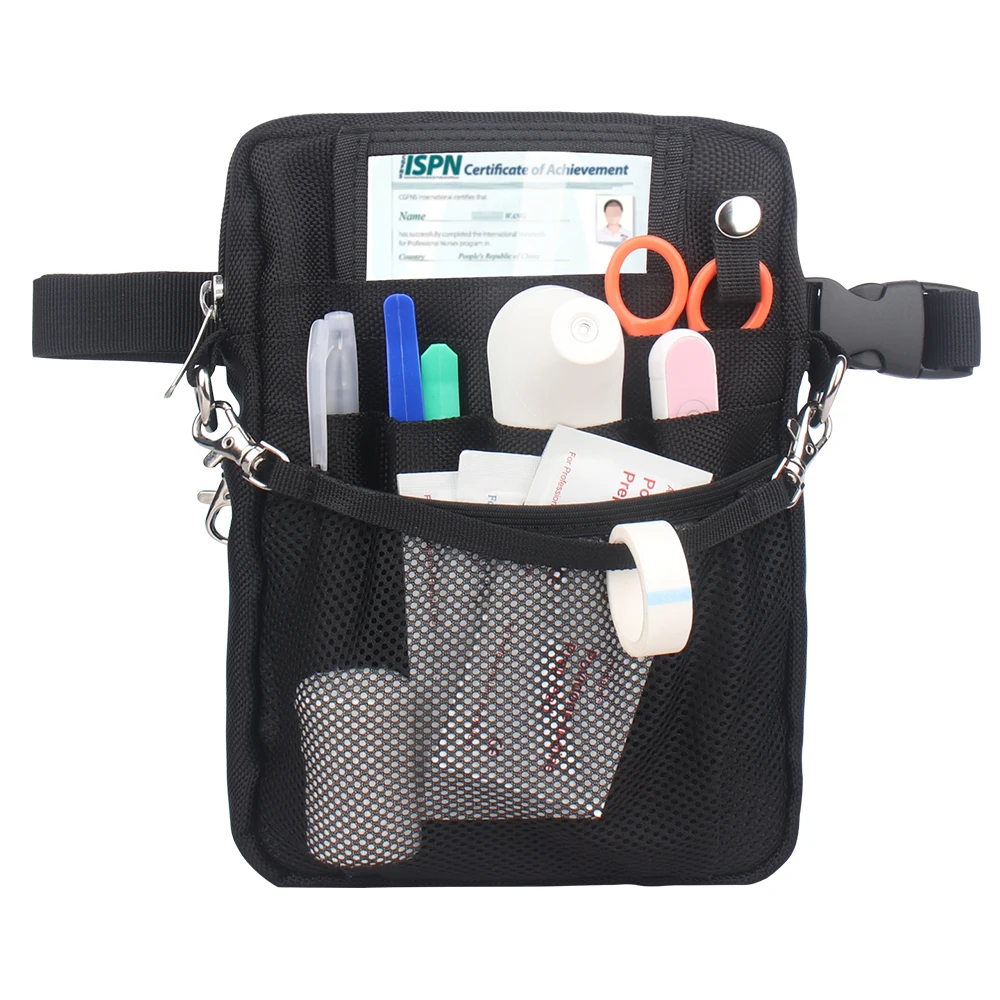 Gebwolf Nurse Organizer Belt Fanny Pack Nurse Doctor Waist Bag Pouch Case for Medica Scissors Care Kit Small Tool Storage Bag