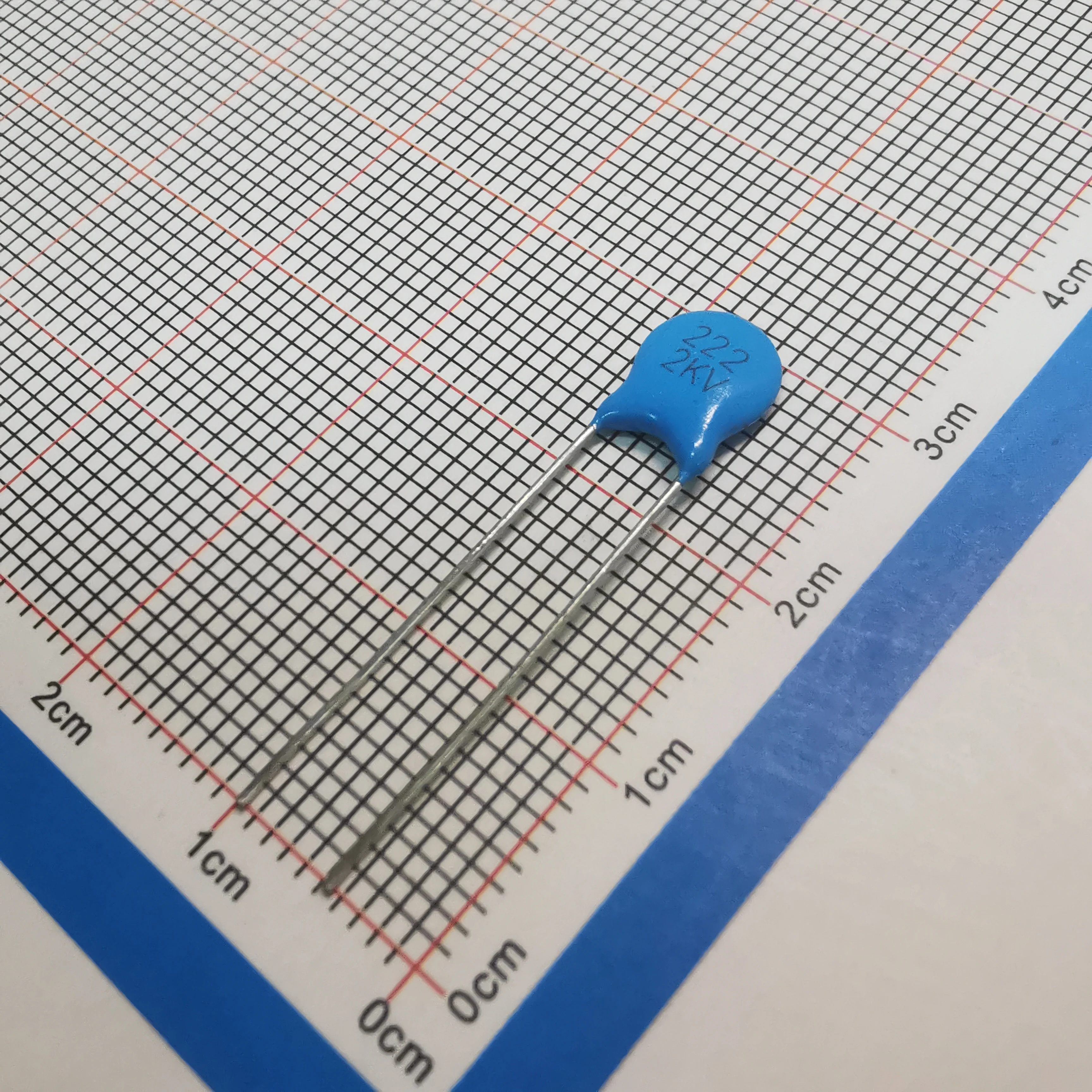 

10pcs/Lot 222M2KV 2200pF2000V 2.2nF2000V P5 Pitch 5mm High Voltage Ceramic Capacitor Manufacturer