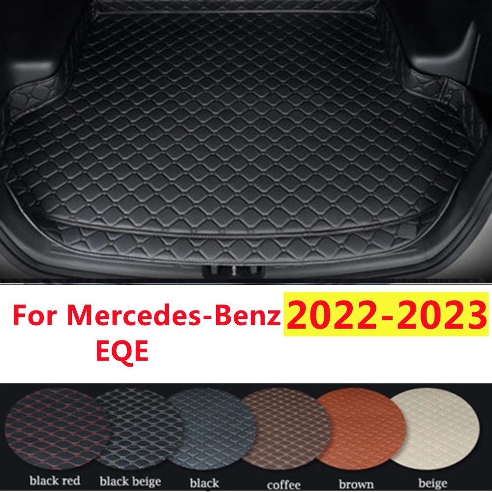 

SJ High Side Custom Fit For Mercedes-Benz EQE 2022 2023 All Weather Waterproof Car Trunk Mat AUTO Rear Cargo Liner Cover Carpet